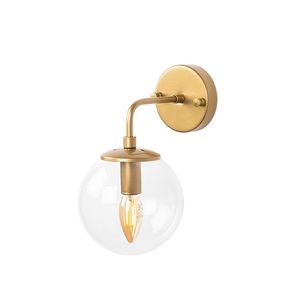 Nástenná lampa Horn I zlatá vyobraziť