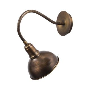 Nástenná lampa Kumluca hnedá vyobraziť