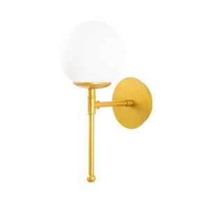 Nástenná lampa Mudoni zlatá vyobraziť