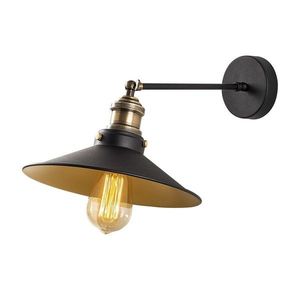Nástenná lampa Saglam I čierna/zlatá vyobraziť