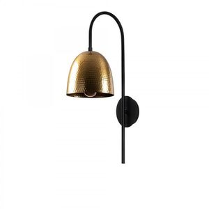 Nástenná lampa Táto čierna/mosadz vyobraziť