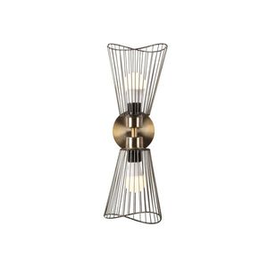 Nástenná lampa Zeyno zlatá vyobraziť