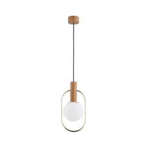 Luster na lanku MODI 1xE14/10W/230V zlatá/béžová 61152 vyobraziť