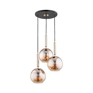 Luster na lanku VOLDA 3xE27/15W/230V pr. 52 cm mosadz 63066 vyobraziť