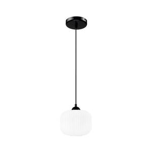 Luster na lanku HARMA 1xE27/15W/230V pr. 20 cm biela/čierna LM - 1.257 / B vyobraziť