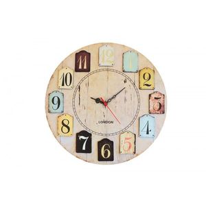 Nástenné hodiny Retro 40 cm viacfarebné vyobraziť
