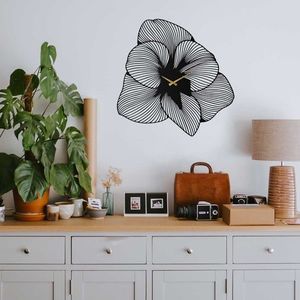 Nástenné kovové hodiny Azalea APS039 70 čierne vyobraziť
