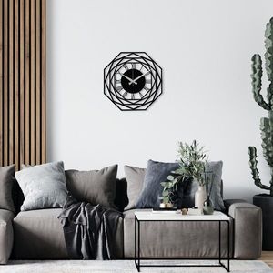 Nástenné kovové hodiny Enzoclock S012 čierne vyobraziť