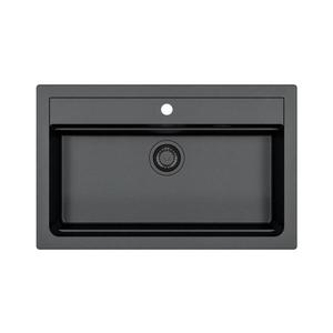 ALVEUS 1148163 - Kuchynský drez ATROX 79x50 cm granit/čierna 1148163 vyobraziť