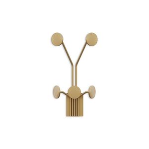 Nástenný kovový háčik Giraffe 24 cm zlatý vyobraziť