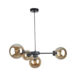Keter Lighting Luster na lanku KALIOPE II 4xE14/50W/230V čierna/dymová béžová 2918 vyobraziť