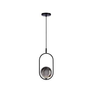 Luster na lanku CORDEL 1xG9/28W/230V čierna/dymová čierna 31-44068 vyobraziť