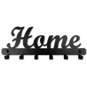 Nástenný vešiak HOME 40 cm čierny vyobraziť