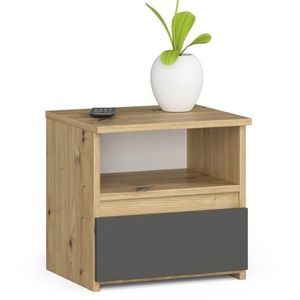 Nočný stolík CL1 40 cm dub artisan/grafitovo sivý vyobraziť