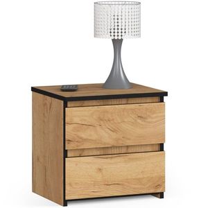 Nočný stolík CL2 40 cm dub craft zlatý vyobraziť