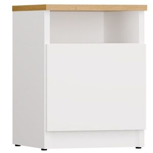 Nočný stolík Galax 30 cm dub artisan/biely vyobraziť