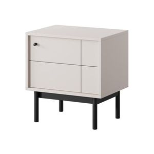Nočný stolík Japandi 54 cm kašmír vyobraziť