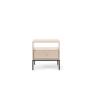 Nočný stolík Mono II 54 cm béžový/čierny vyobraziť