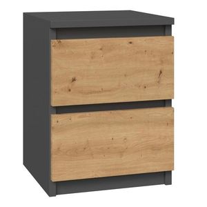 Nočný stolík MALWA M2 dub artisan / antracit vyobraziť