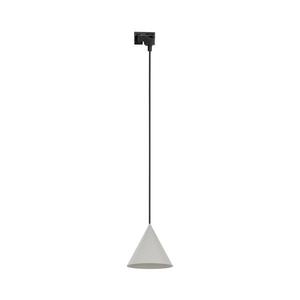 Luster na lanku do lištového systému CONO 1xE27/15W/230V čierna/šedá 10654 vyobraziť