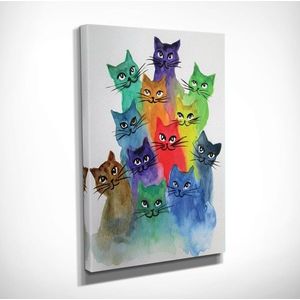 Obraz HAPPY CATS 30x40 cm viacfarebný vyobraziť