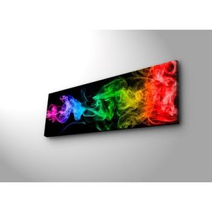 Obraz s LED osvetlením FAREBNÁ HMLA 67 30 x 90 cm vyobraziť