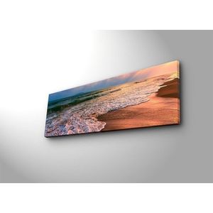 Obraz s LED osvetlením ZÁPAD SLNKO PRI MORI 72 30 x 90 cm vyobraziť