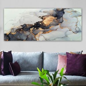 Obraz Zlatý mramor 120x50 cm vyobraziť