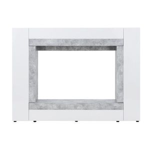 Obývacia stena Okno 225 cm biela/betón vyobraziť