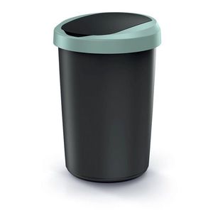 Odpadkový kôš COMPACTO 40 L čierny/zelený vyobraziť