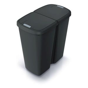 Odpadkový kôš COMPACTO DUA 45 L čierny vyobraziť