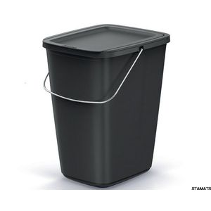 Odpadkový kôš COMPACTO FLAS 9 L čierny vyobraziť