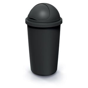 Odpadkový kôš COMPACTO ROLL 60 L čierny vyobraziť