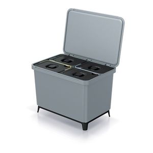 Odpadkový kôš SYSTEMO 4x10 L sivý vyobraziť