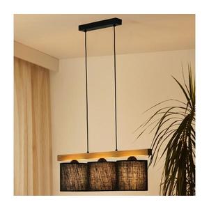 BRILAGI - Luster na lanku FOREST 3xE27/15W/230V borovica/čierna 5903240292356 vyobraziť