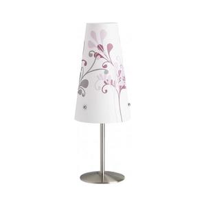 Brilliant - Stolná lampa ISI 1xE14/40W/230V biela/ružová/lesklý chróm 02747/78 vyobraziť