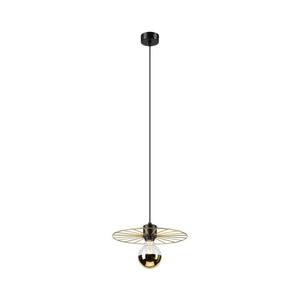 Luster na lanku MONTANA 1xE27/15W/230V pr. 30 cm zlatá/čierna LM-1.265/300 vyobraziť