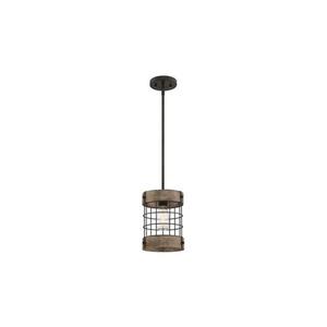 Westinghouse 61180 - Luster na lanku LANGSTON 1xE27/60W/230V borovica 61180 vyobraziť