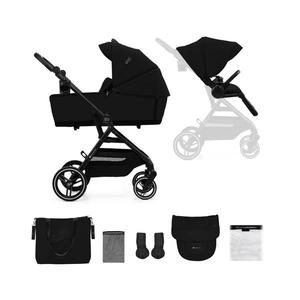 KINDERKRAFT SELECT - Kombinovaný kočík 2v1 YOXI Pure black KSYOXI00BLK2000 vyobraziť