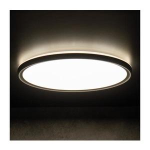 31501- LED Kúp. str. svietidlo AZPO LED/11, 8W/230V pr. 22, 5 cm IP54 čierna 31501 vyobraziť