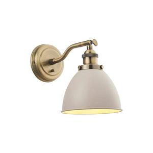 Endon 76330 - Nástenné bodové svietidlo FRANKLIN 1xE14/40W/230V mosadz/taupe 76330 vyobraziť