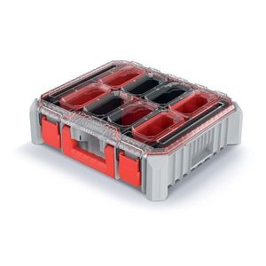 Organizér CEBLOCCK BRIDGGE II 44, 5 x 36, 8 x 12, 2 cm šedo-červený vyobraziť