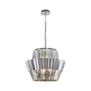 Luster na reťazi DONNA 12xE14/40W/230V pr. 55 cm matný chróm ML0416 vyobraziť