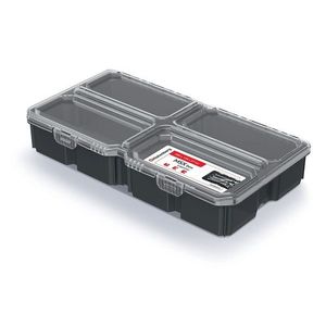 Organizér MESX BOX 28, 5x15, 8x5, 7 cm transparentný/čierny vyobraziť