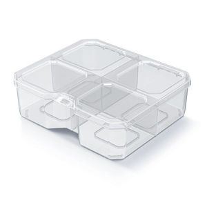 Organizér RQS BOX 15, 6x14x5 cm transparentný vyobraziť