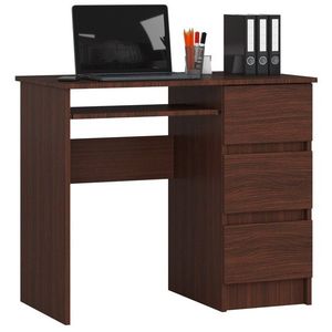 Písací stôl A-6 90 cm wenge pravý vyobraziť