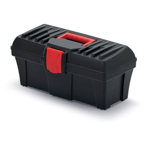 Plastový kufor na náradie CALIDER 40 cm čierno-červený vyobraziť