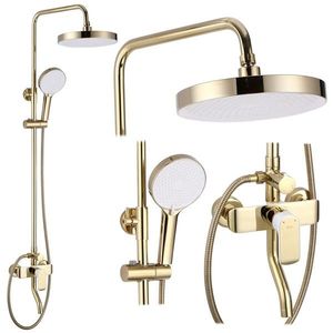 REA REA - Sprchový set s batériou 150mm BLOOM zlatá/biela REA-P9529 vyobraziť