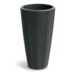 Plastový kvetináč OROS 39 cm tmavo sivý matný vyobraziť