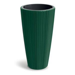 Plastový kvetináč OROS 39 cm tmavozelený matný vyobraziť